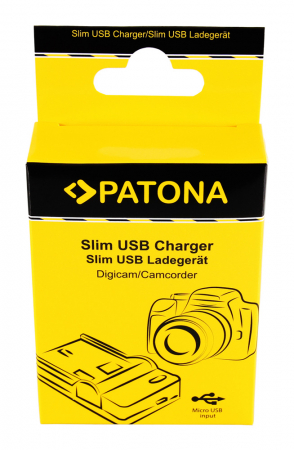Incarcator slim micro-USB pentru acumulator Nikon EN-EL3 EN-EL3e Patona [4]