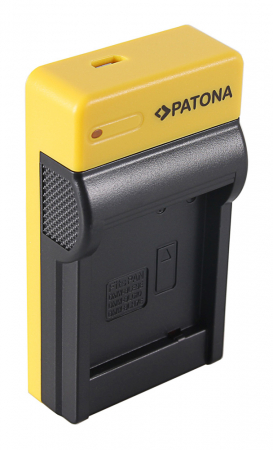 Aparate foto - Incarcator slim micro-USB pentru acumulator Panasonic DMW-BLG10 Patona