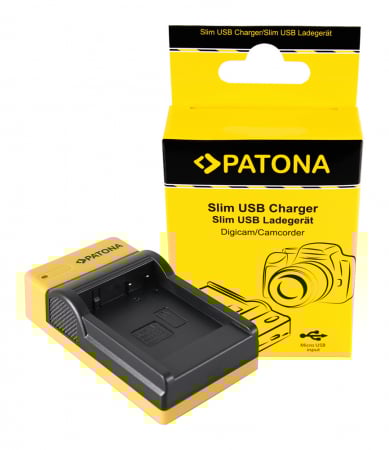 Incarcator slim micro-USB pentru acumulator Panasonic DMW-BLG10 Patona [3]