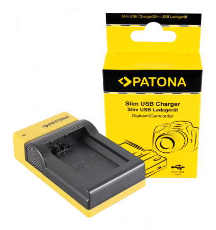 Aparate foto - Incarcator slim micro-USB pentru acumulator Sony NP-FW50 Patona