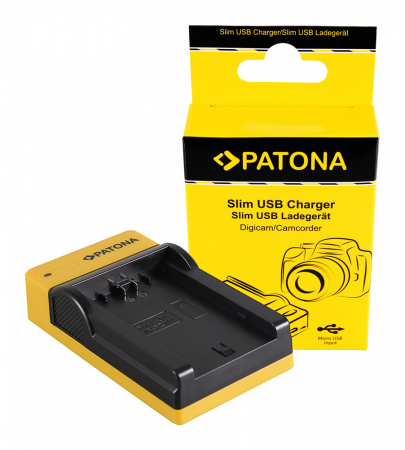 Aparate foto - Incarcator slim micro-USB pentru acumulator Sony NP-FZ100 Patona