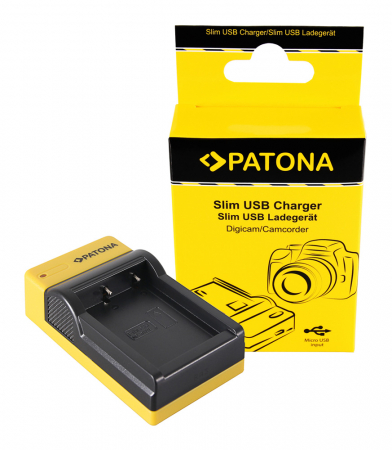 Camere video - Incarcator slim USB pentru acumulator Fuji NP-W126 Patona