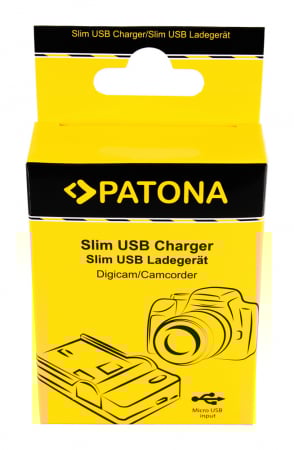 Incarcator slim USB pentru acumulator Sony NP-F970 NP-FM50 NP-FM500H Patona [4]