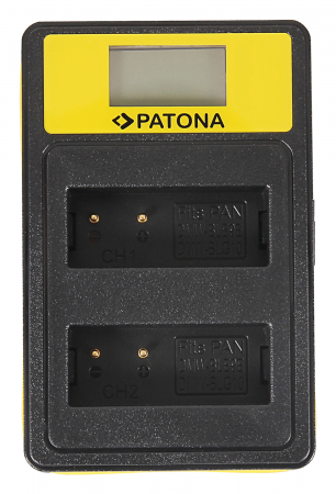Incarcator Smart Dual LCD USB pentru acumulator Panasonic DMW-BLG10 Patona [1]
