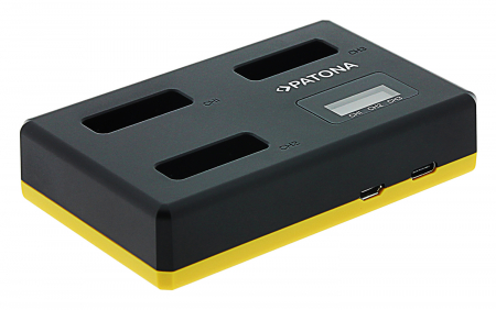 Incarcator triplu USB pentru acumulator Canon NB-13L Patona [2]