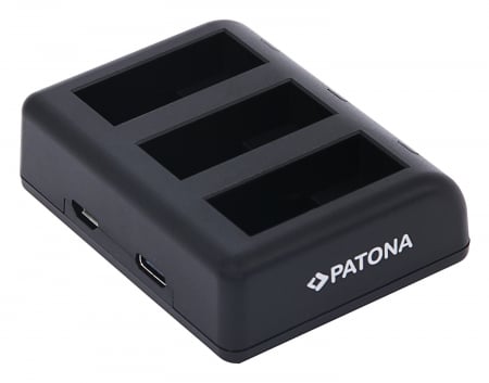 Incarcator triplu USB pentru acumulator GoPro Hero 9 Hero 10 Hero 11 AHDBT901 Patona [2]