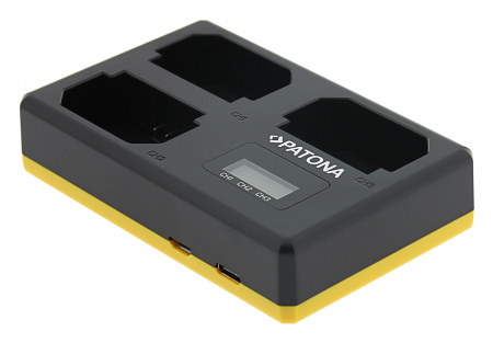 Incarcator triplu USB pentru acumulator Sony NP-FZ100 Patona [1]
