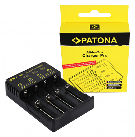 Diverse - Incarcator USB pentru acumulatori AA / AAA CR123A Patona