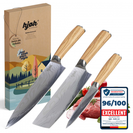 Cutite kjøk - Set 3 cutite premium