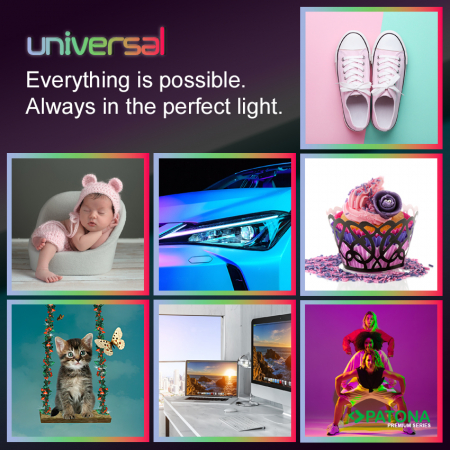 LED foto/video tub cu 180 LED-uri 10W RGB Patona Premium [1]