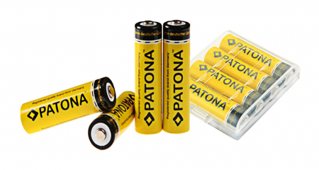 Pachet acumulatori 4 x AA 2450mAh Patona [1]