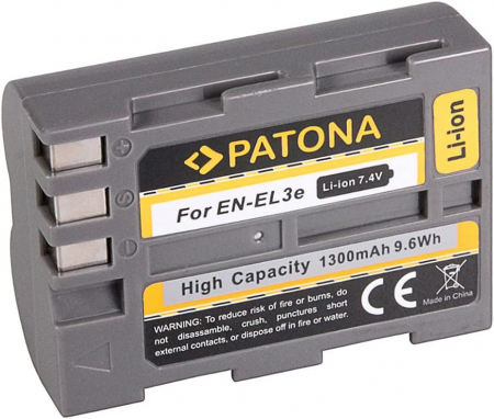 Pachet Incarcator Dual USB si 2 x Acumulatori Patona EN-EL3e pentru Nikon D700 D300 [2]