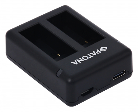 Pachet Incarcator Patona Dual USB, 2 x Acumulatori Patona Premium AHDBT-901 pentru GoPro Hero 9, Hero 10, Hero 11, Hero 12 [2]