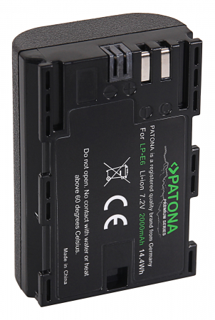 Pachet Incarcator Patona Dual USB, 2 x Acumulatori Patona Premium LP-E6 pentru Canon 7D 6D 5D Mark II III EOS R [4]
