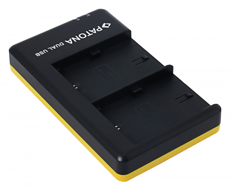 Pachet Incarcator Patona Dual USB, 2 x Acumulatori Patona Premium LP-E6 pentru Canon 7D 6D 5D Mark II III EOS R [2]