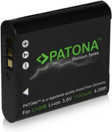 Pachet Incarcator Patona Dual USB, 2x Acumulator Patona Premium Li-90B pentru Olympus Tough TG1, TG6 [4]