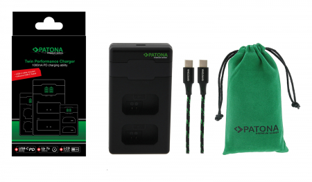 Pachet Incarcator Patona Premium Dual Performance PD, 2 x Acumulatori Patona Premium pentru Sony NP-FW50 [4]