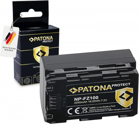 Pachet Incarcator PD Performance si 2 x Acumulatori Patona Protect NP-FZ100 pentru Sony A9 II A7R III [1]