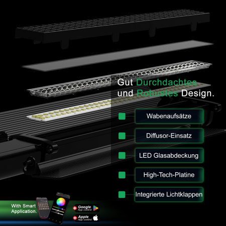 LED tub de lumină Sword light RGB/Bi-Colour cu control prin aplicatie Patona Premium [14]