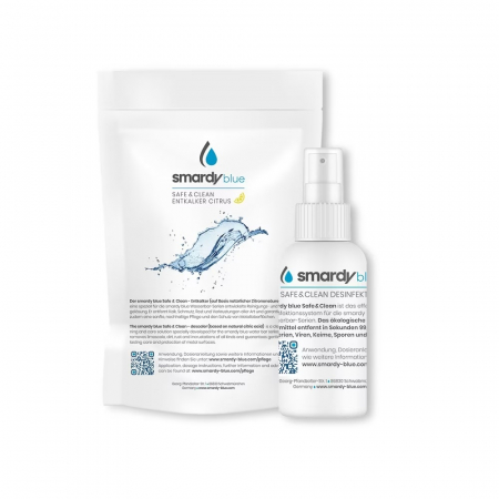 Sisteme filtrare apa - Set dezinfectare si decalcifiere Safe & Clean Citrus pentru Smardy blue miran™ xiva™