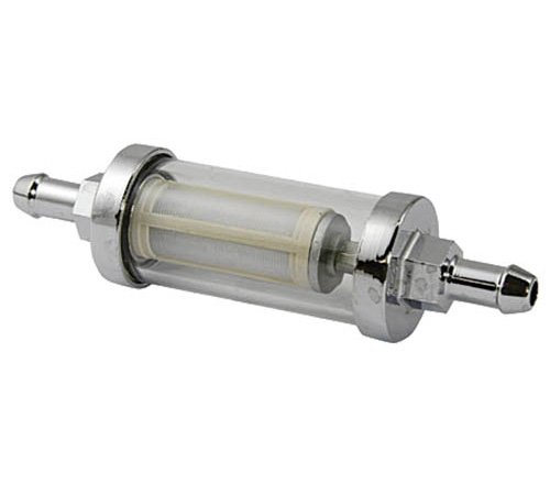 A-PRO FILTRU COMBUSTIBIL METAL/STICLA D-8MM CROM [1]