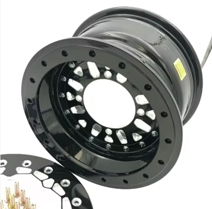 AWT STRIPBEADLOCK - JANTA POLARIS RZR PRO R 5/114.3 15X7 (5+2) PLUS S BEADLOCK NEGRU [4]