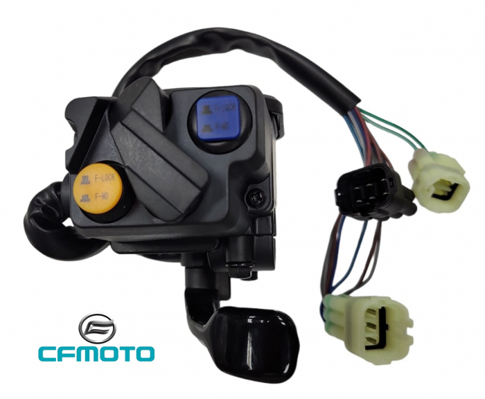 BLOC ACCELERATIE CFMOTO 400/450/500/520 + BUTON 4X4 / 2X4 [1]