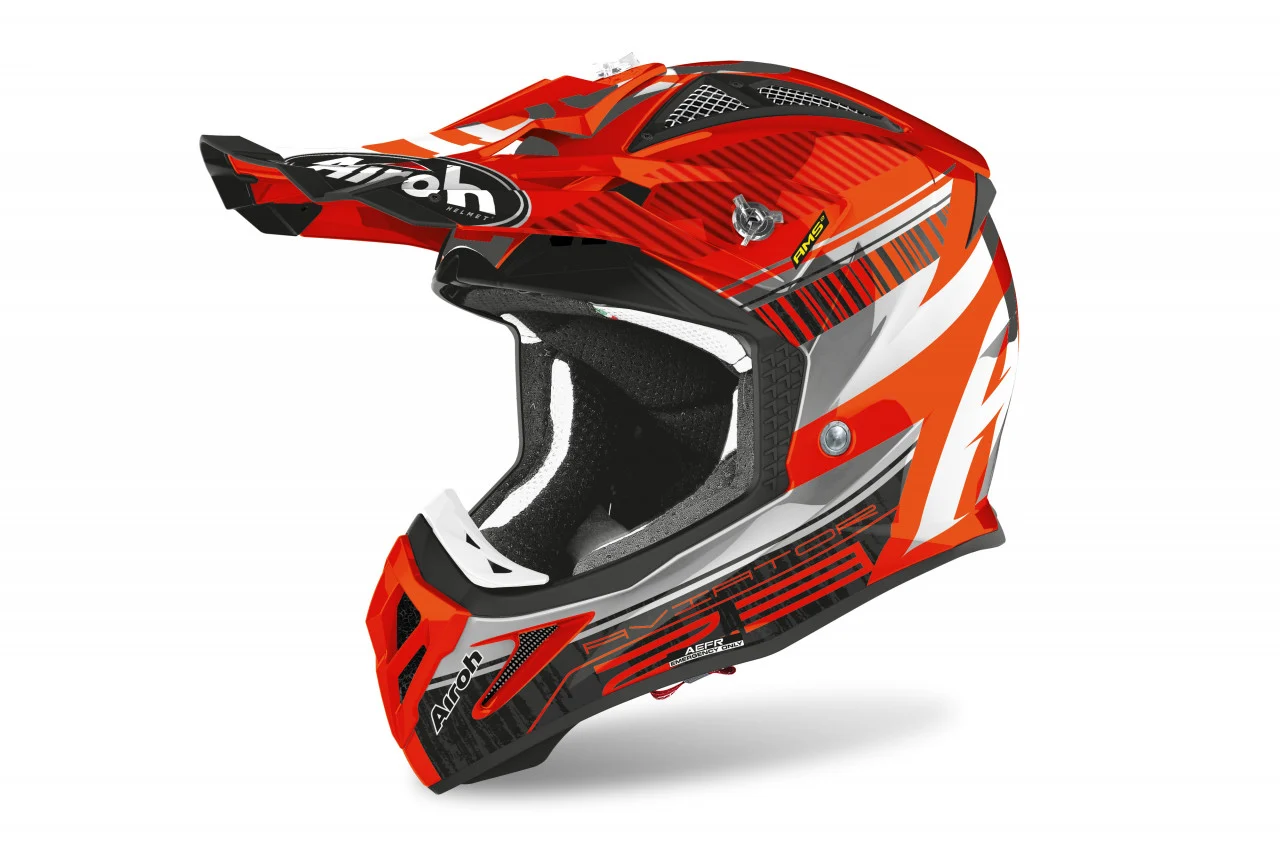CASCA AIROH AVIATOR 2.3 NOVAK CHROME ORANGE XL [2]