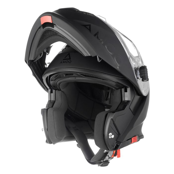 CASCA FLIP-UP AMOQ PROTEAN VIZIERA ELECTRICA NEAGRA [2]