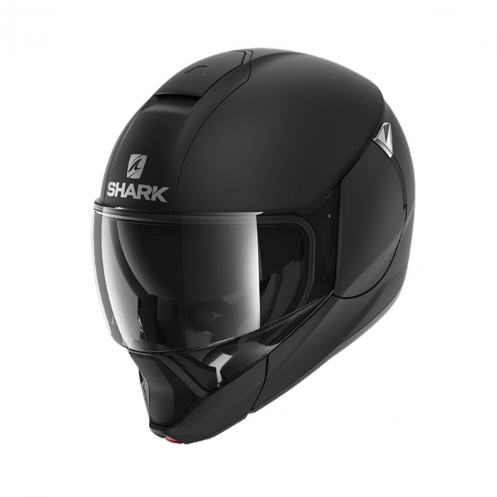 CASCA FLIP-UP SHARK EVOJET BLANK BLACK [1]