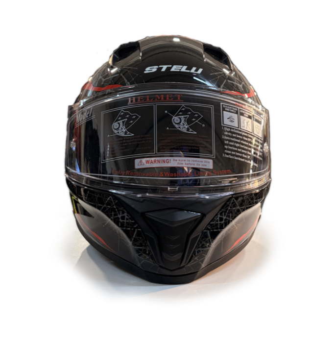 CASCA INTEGRALA STELU 816  NEGRU/ROSU/GRI [3]