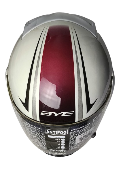 CASCA INTEGRALA YAMAHA BYE SPEEDLIGHT ALB VISINIU [3]