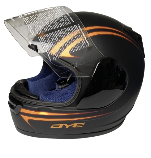 CASCA INTEGRALA YAMAHA BYE SPEEDLIGHT NEGRU PORTOCALIU [3]