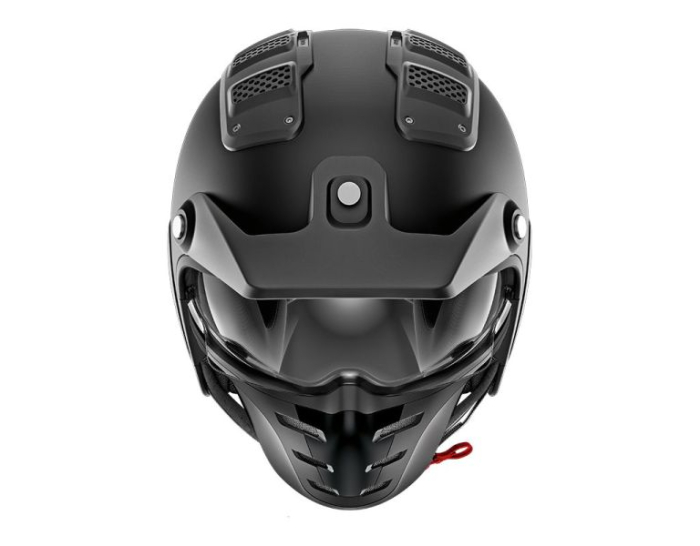 CASCA SHARK X-DRAK BLANK NEGRU MAT [3]