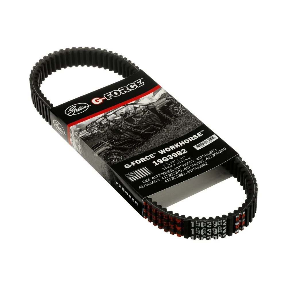 Curea de Transmisie Gates cu Fibră de Aramidă (Kevlar) pentru Polaris (Seriile G-Force / G-Force C12) GAT19G3982 [1]