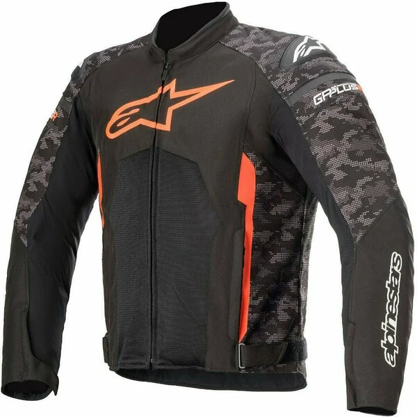 GEACA ALPINESTARS T-GP PLUS R V3 NEGRU CAMO FLUO ROSU [1]