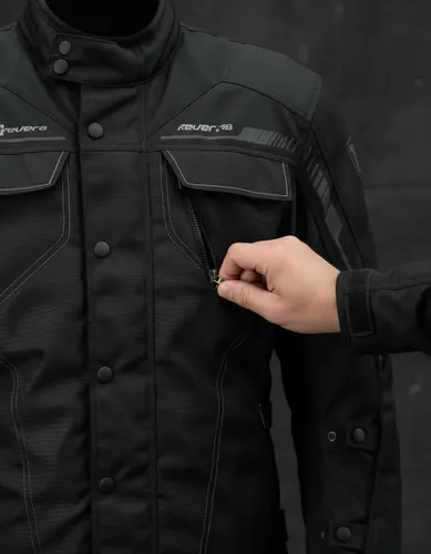 Geacă Moto Ravenna SCIROCCO Negru – All-Season Comfort [2]