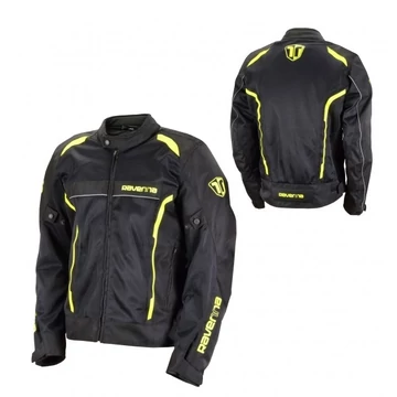 Geacă Moto Vară Ravenna LEVANTE RA-J - Negru/Galben - High-Visibility Mesh [2]