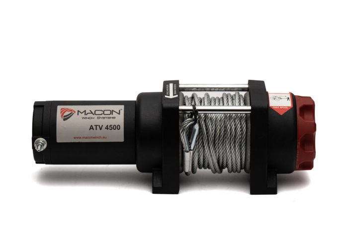 MACON ATV TROLIU 4500LBS/2041KG CABLU METALIC [2]