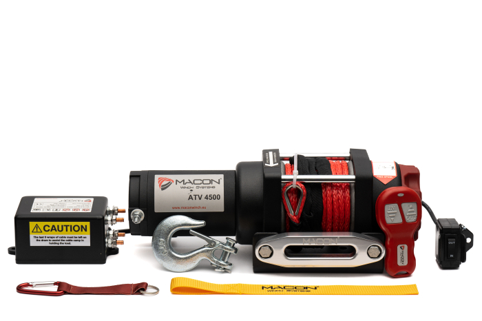 MACON ATV TROLIU 4500LBS/2041KG CABLU SINTETIC [4]