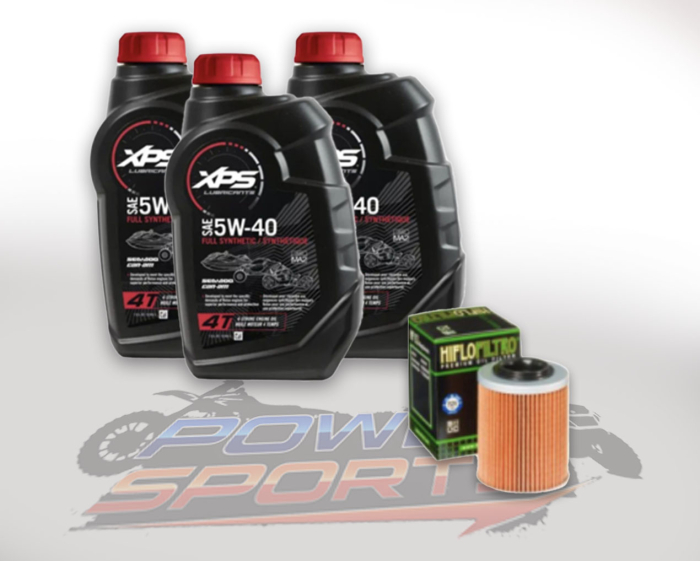 Pachet revizie atv can am G1/G2/G3 outlander 3 x XPS can am ulei 5w40 BR, FILTRU ULEI HIFLO HF152 [1]