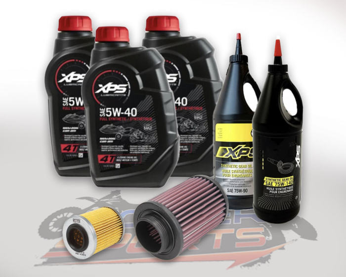 Pachet revizie atv can am G2/G3 outlander 3 x XPS can am ulei 5w40 BRP, ULEI GRUP FATA XPS 75W90, ULEI GRUP SPATE SI CUTIE 75W140 FILTRU ULEI ORIGINAL CAN AM, FILTRU AER SPORT K&N [1]