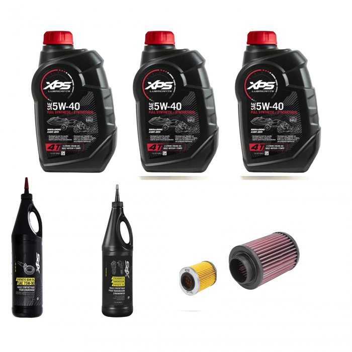 Pachet revizie atv can am G2/G3 outlander 3 x XPS can am ulei 5w40 BRP, ULEI GRUP FATA XPS 75W90, ULEI GRUP SPATE SI CUTIE 75W140 FILTRU ULEI ORIGINAL CAN AM, FILTRU AER SPORT K&N [2]