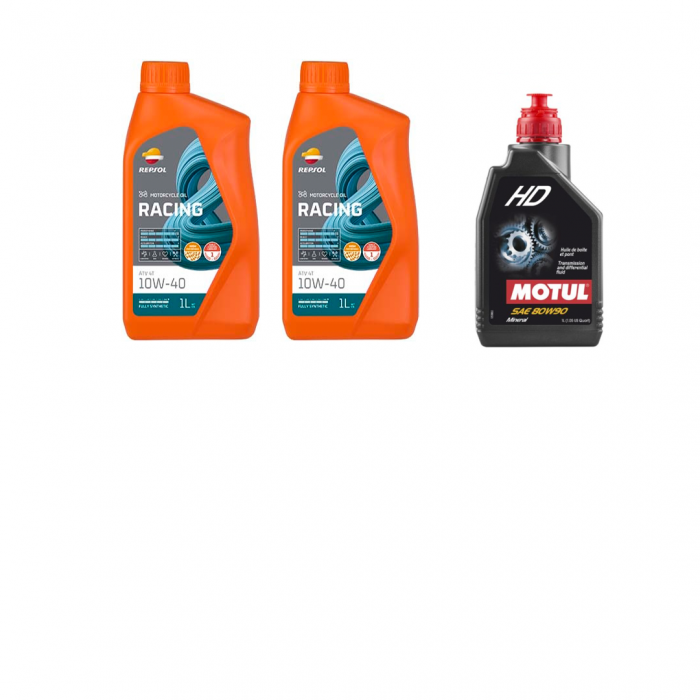 PACHET REVIZIE LINHAI 260-300-400cmc 2X REPSOL ATV 10W40,  ULEI CUTIE MOTUL HD 80W90 [1]