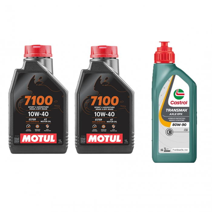 PACHET REVIZIE LINHAI 260-300-400cmc 2X ULEI 7100 MOTUL 10W40,  ULEI CUTIE CASTROL 80W90 [1]