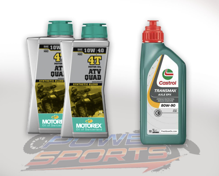 PACHET REVIZIE LINHAI 260-300-400cmc 2X ULEI MOTOREX 10W40,  ULEI CUTIE CASTROL 80W90 [1]