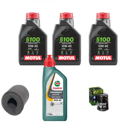 PACHET REVIZIE  LINHAI PROMAX500-M550-DRAGONFLY  3X ULEI 5100 MOTUL 10W40,  ULEI CUTIE CASTROL 80W90, FILTRU ULEI HF682, FILTRU AER [1]