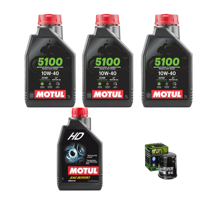 PACHET REVIZIE  LINHAI PROMAX500-M550-DRAGONFLY  3X ULEI 5100 MOTUL 10W40,  ULEI CUTIE MOTUL HD 80W90, FILTRU ULEI HF682 [1]