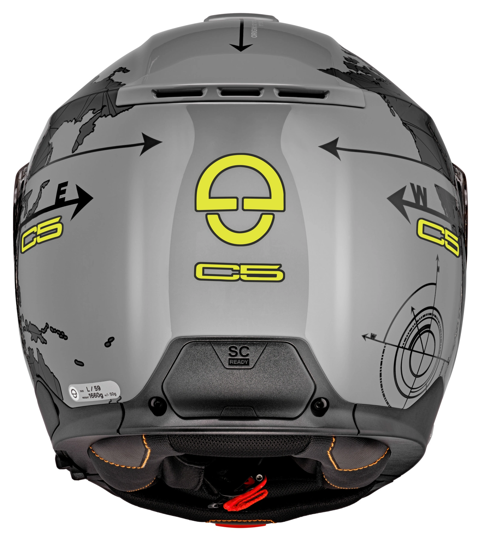 SCHUBERTH CASCA FLIP-UP C5 PRO GLOBE GRI [5]