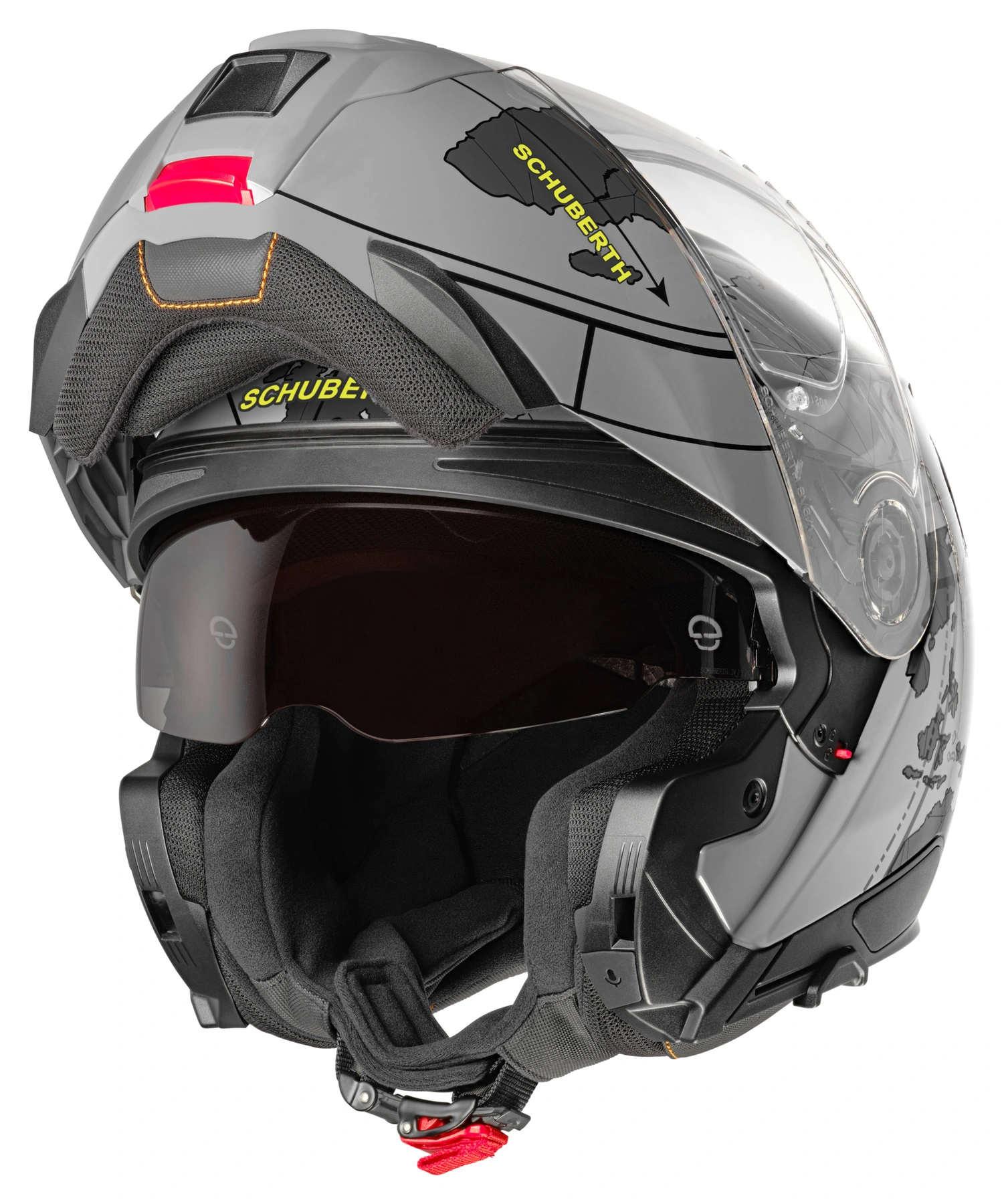 SCHUBERTH CASCA FLIP-UP C5 PRO GLOBE GRI [6]